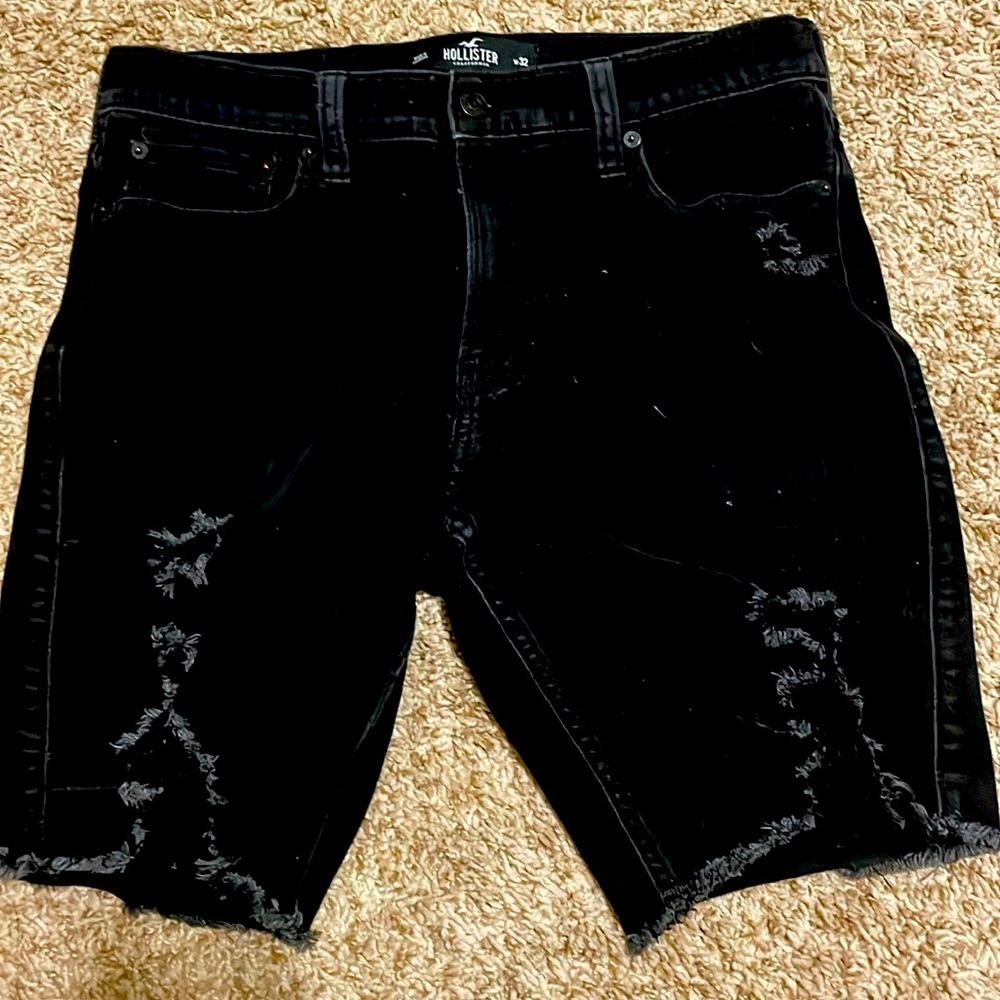Hollister Mens Sz 32W skinny denim short